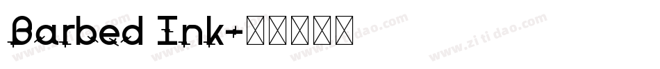 Barbed Ink字体转换